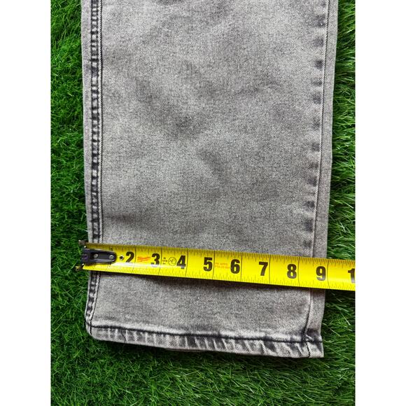 Celebrity Ace 90s Skater Jeans Womens 9/29 Black Wash Cargo High Rise Grunge Y2K - Picture 12 of 15